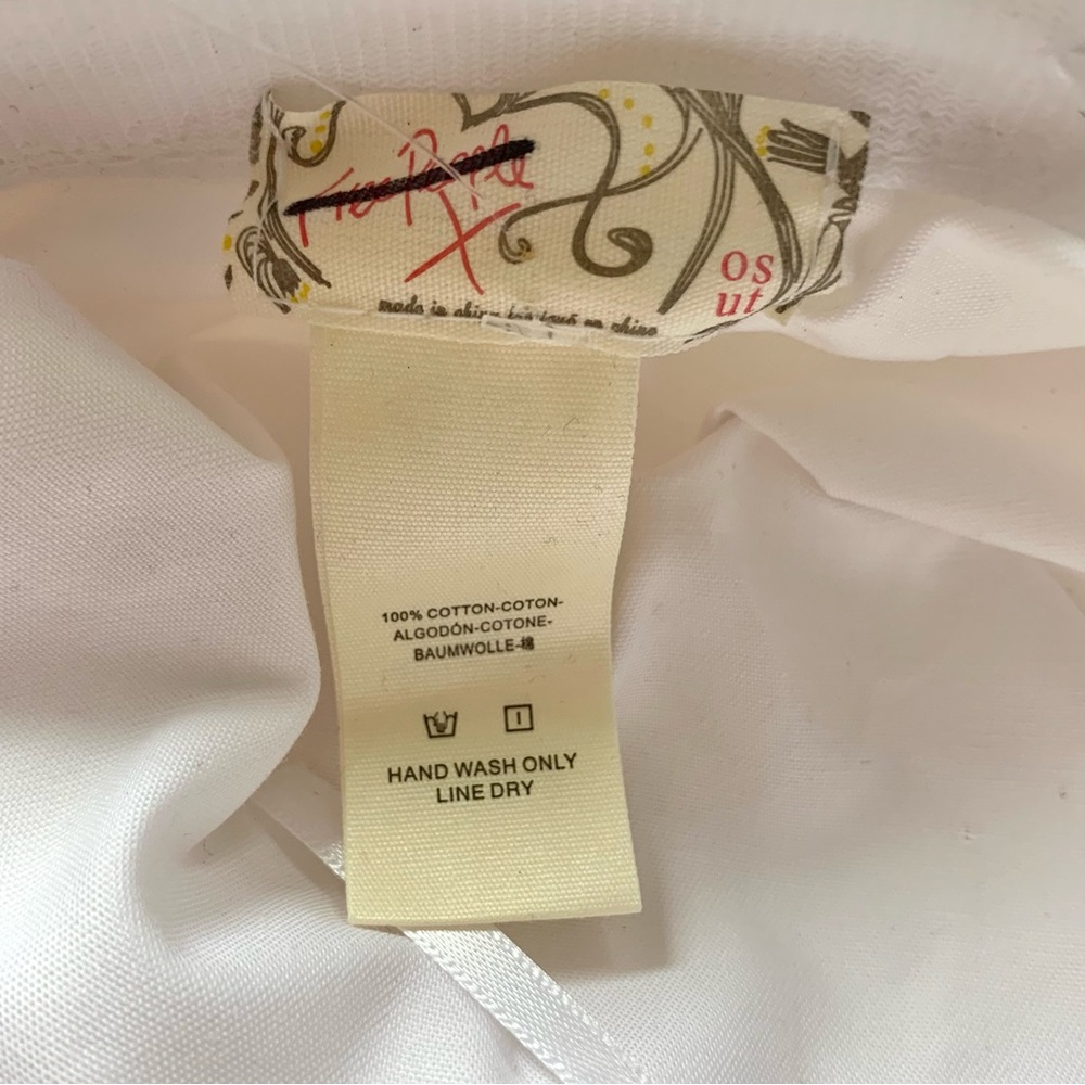 NWT Free People Blakey Bubble Cadet Hat in Ivory White - Picture 8 of 15